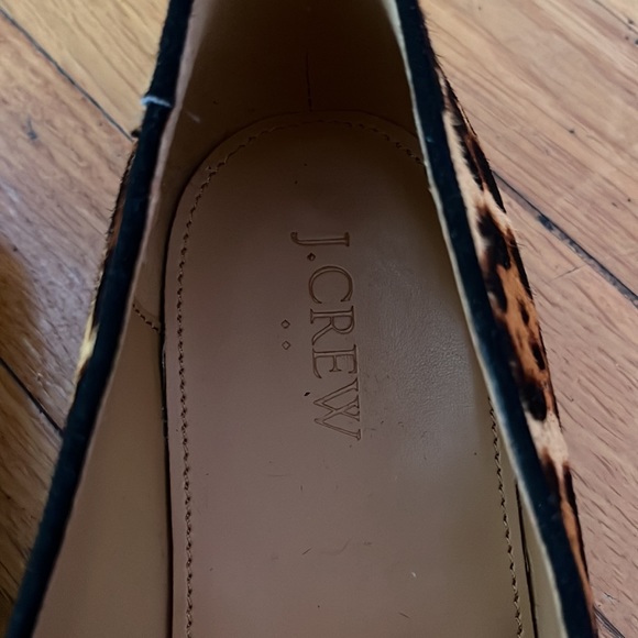 J. Crew brand new moccasins  animal print size 9 1/2 US - Picture 6 of 8